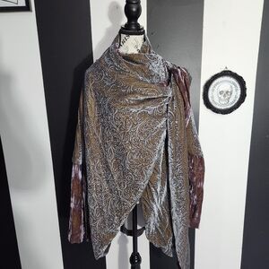 Velvet Cape Jacket